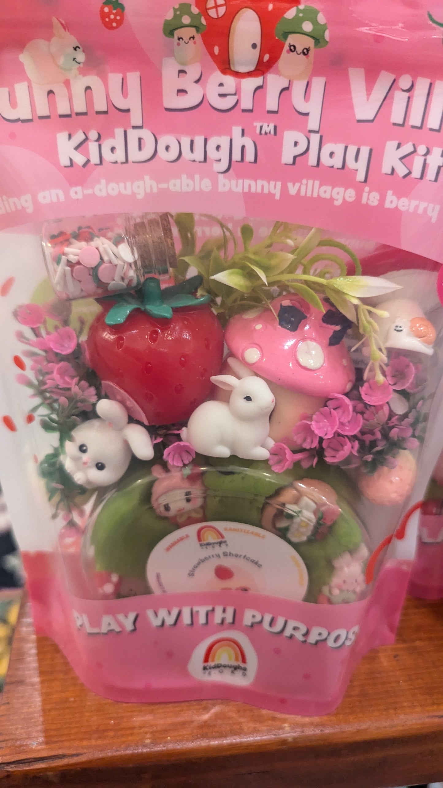 Bunny Berry Village KidDough Play Kit