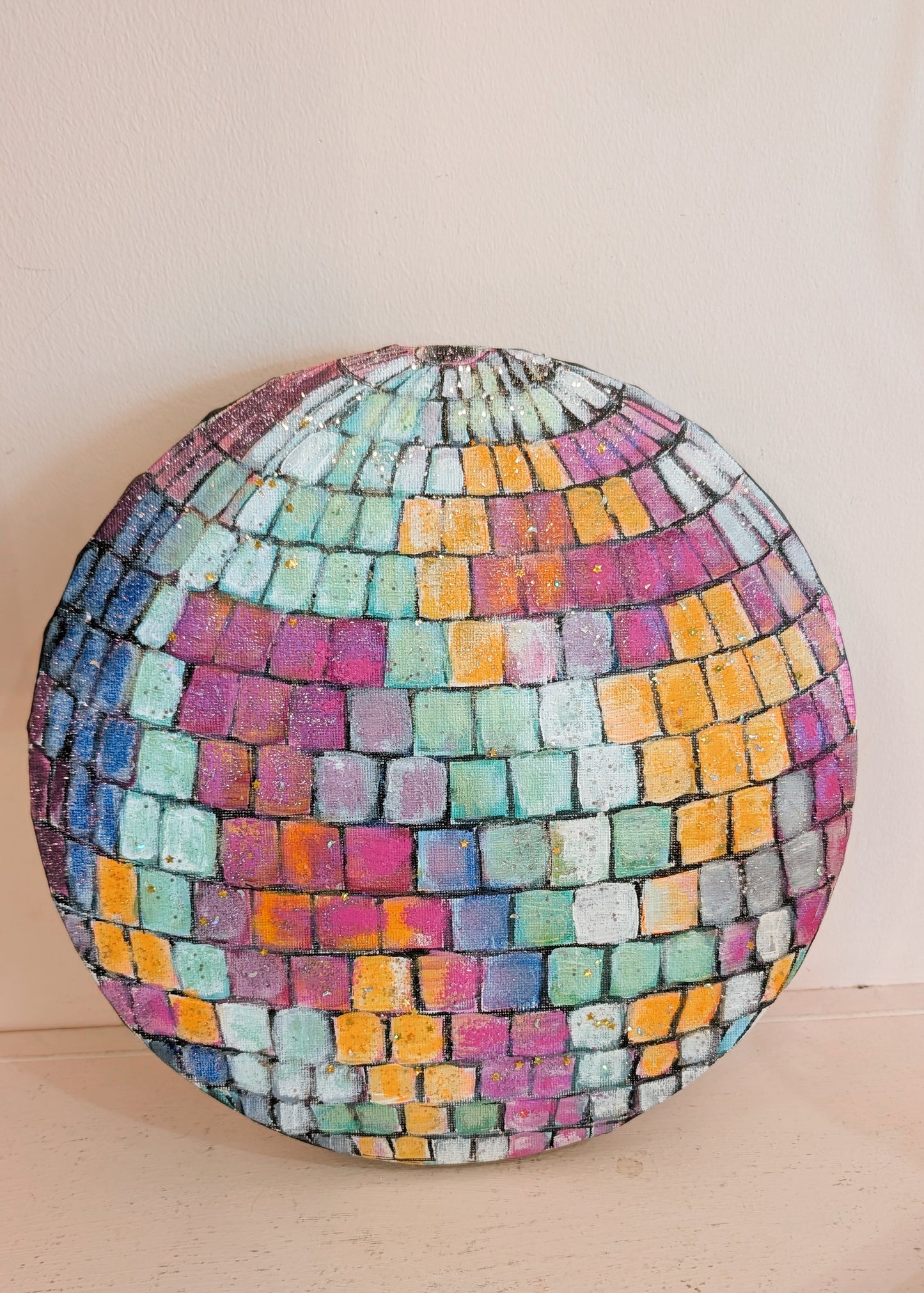 Disco Ball Sparkles-Art by E.McD