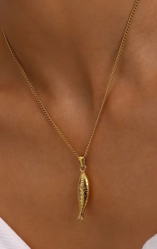 Fish Pendant Necklace