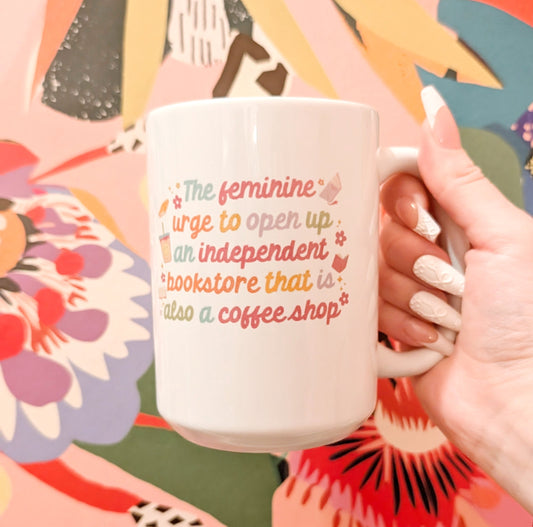 Independent Bookstore Coffee Shop mug