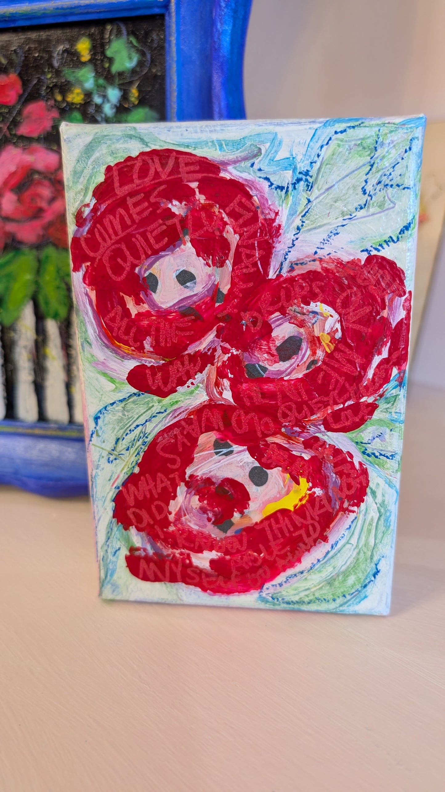 Love Comes Quietly-Art by E.McD