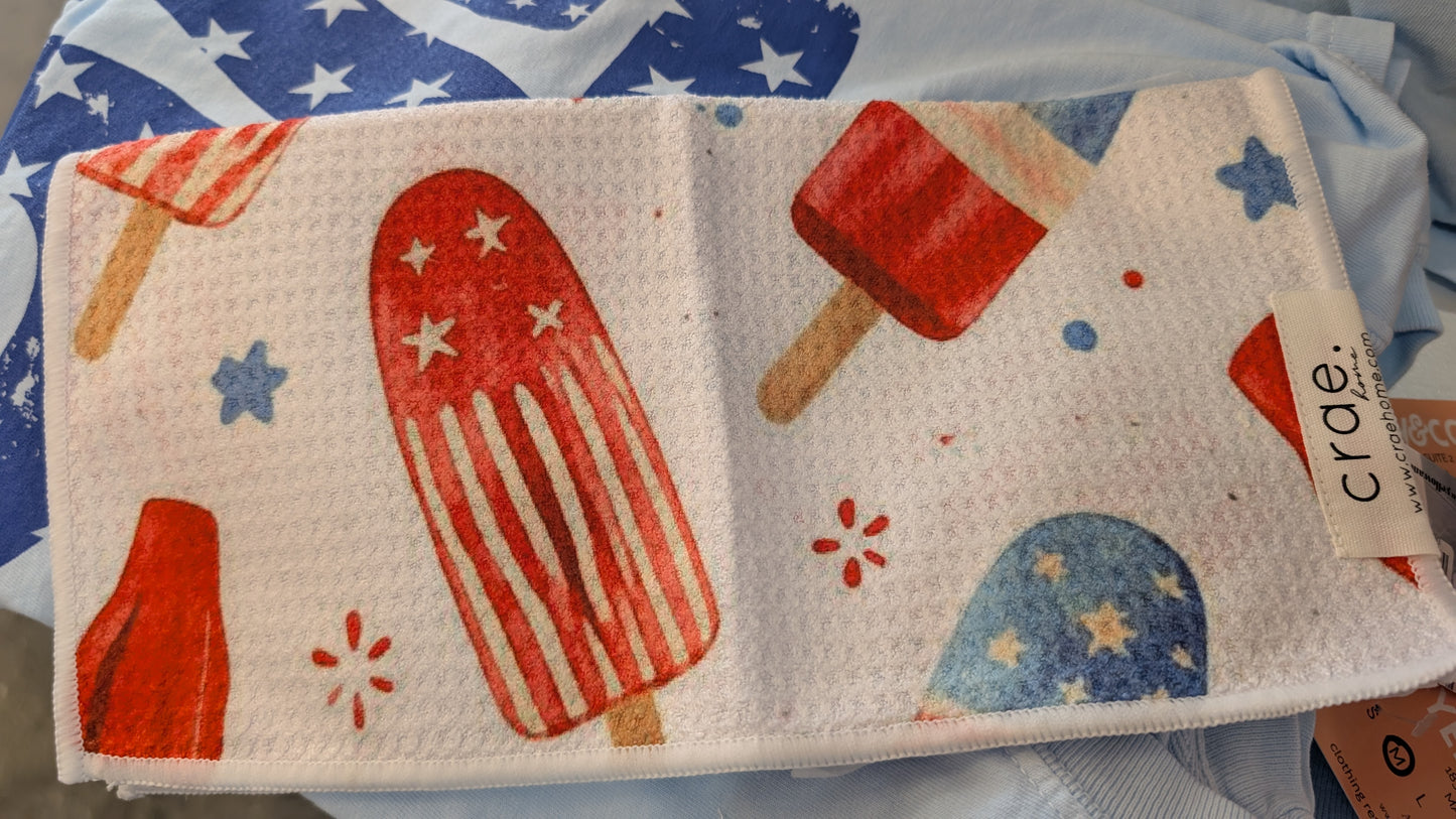 Rocket Party Pop: Double-Sided Washcloth