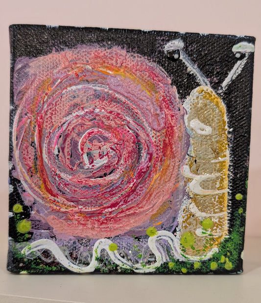 Slow and Steady-Snail Art by E. McD