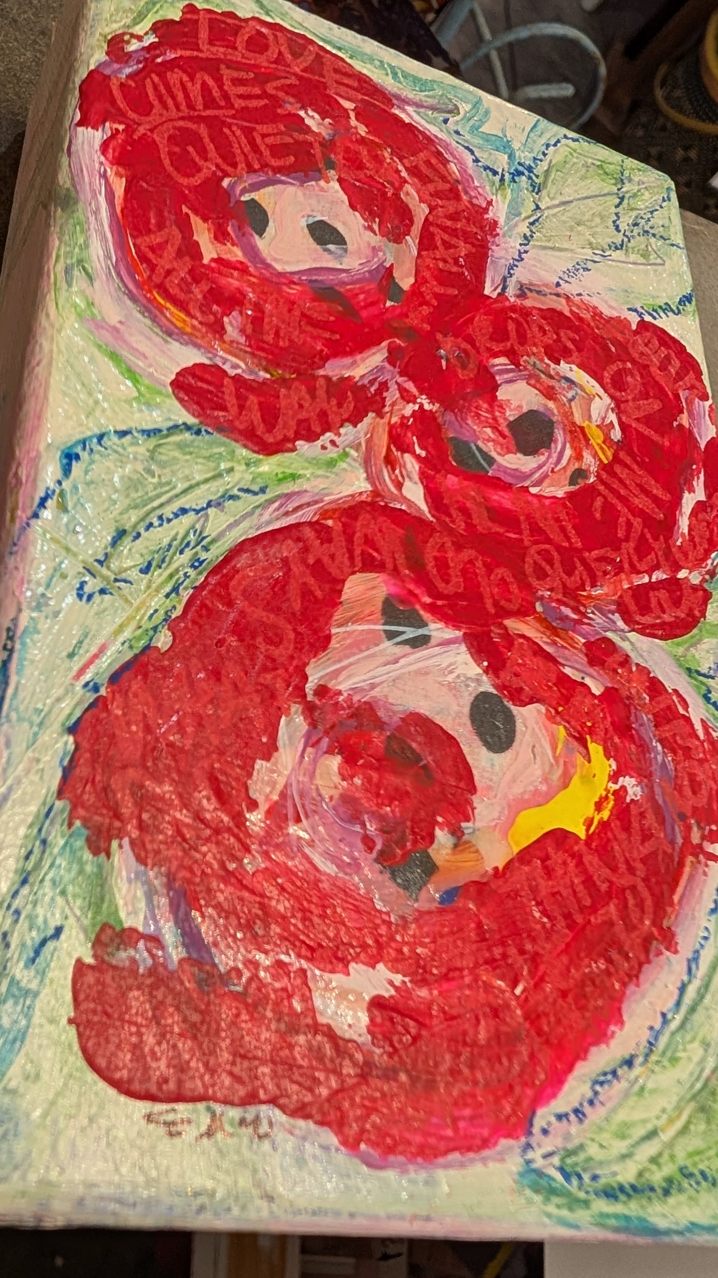 Love Comes Quietly-Art by E.McD