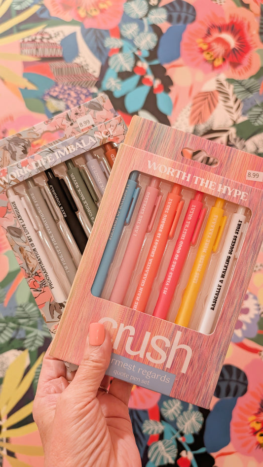 Warmest Regards Quote Pen Set