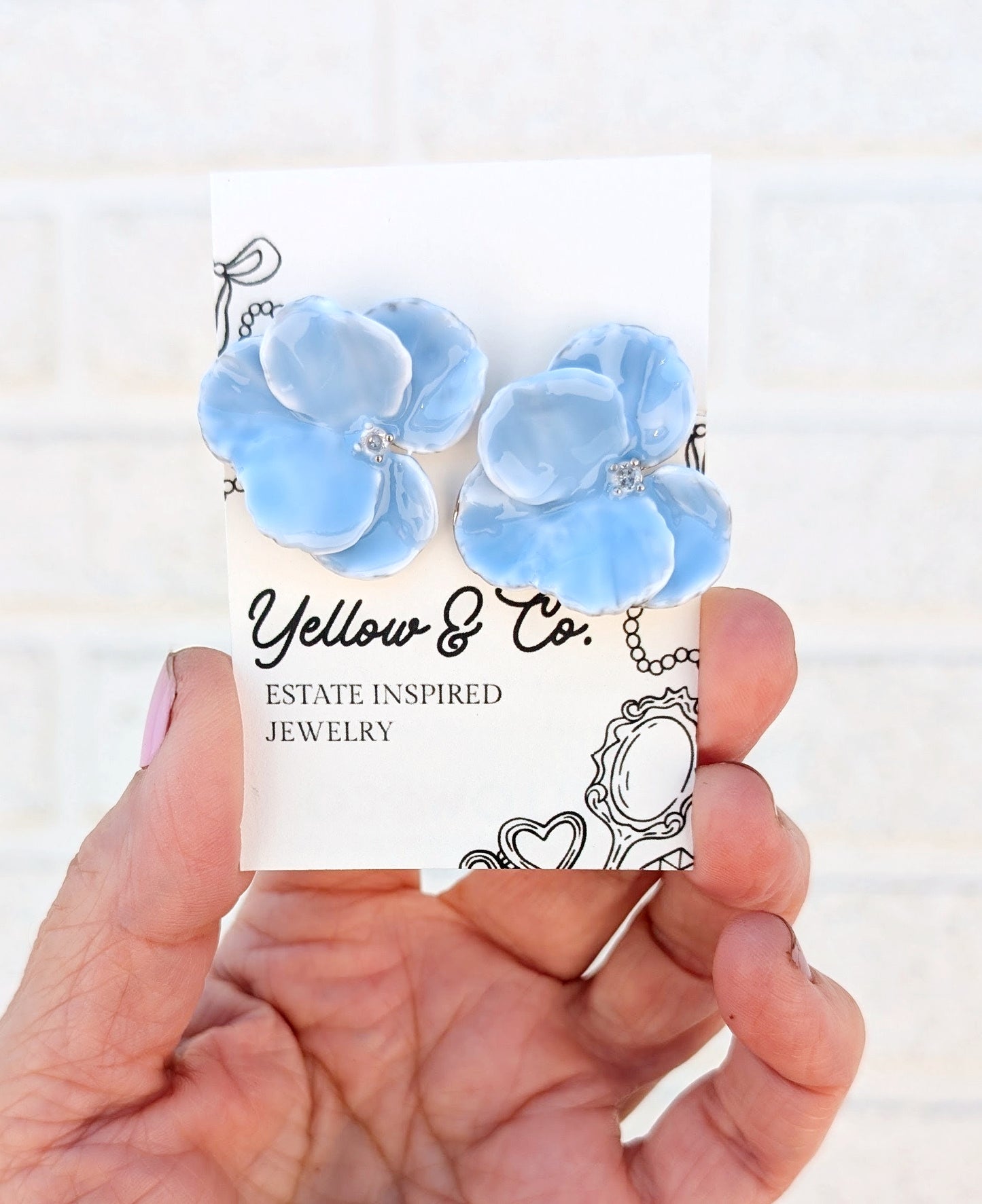 Eliza Vintage Inspired Drop Earrings
