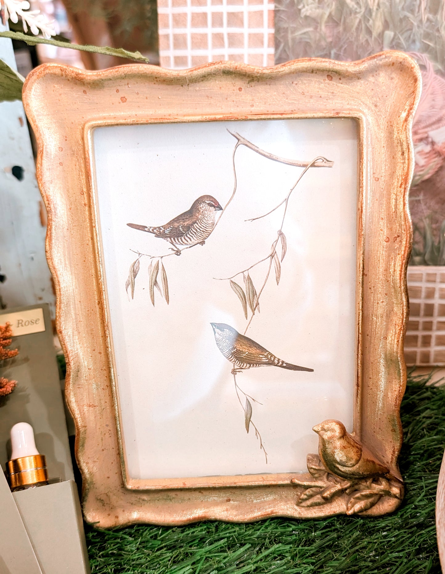 Gold Bird Accent Frame 4x6