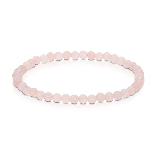 Mini Gemstone Bracelet- Rose Quartz
