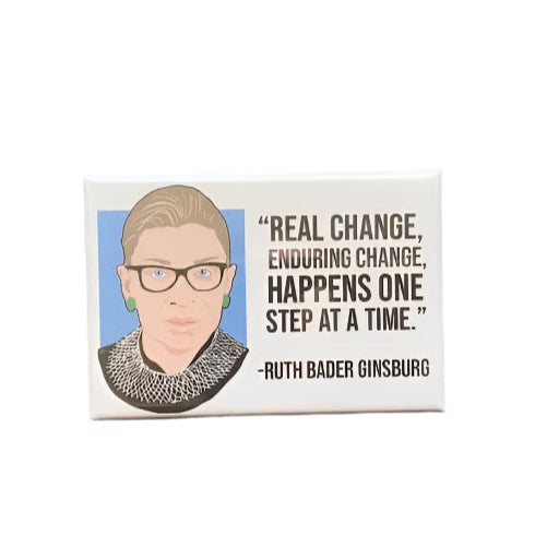 "Change" Ruth Bader Ginsburg Souvenir Magnet