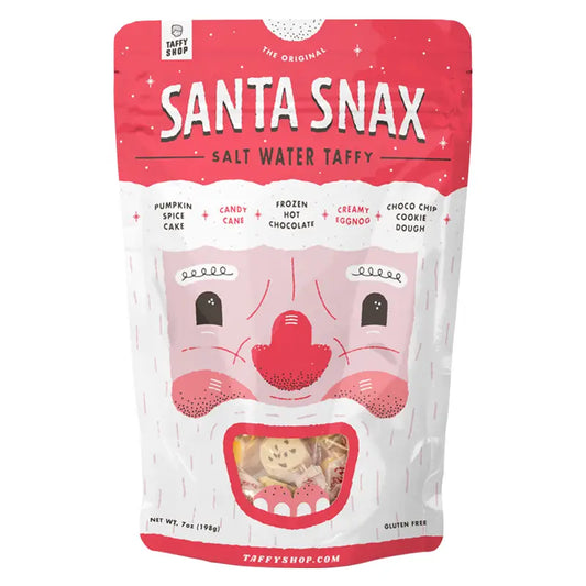 Santa Snax Taffy Bag