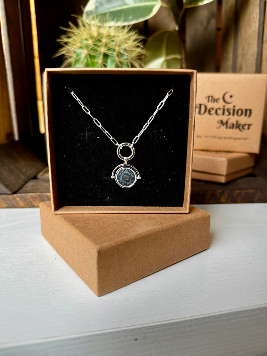 The Decision Maker Necklace (silver or gold)