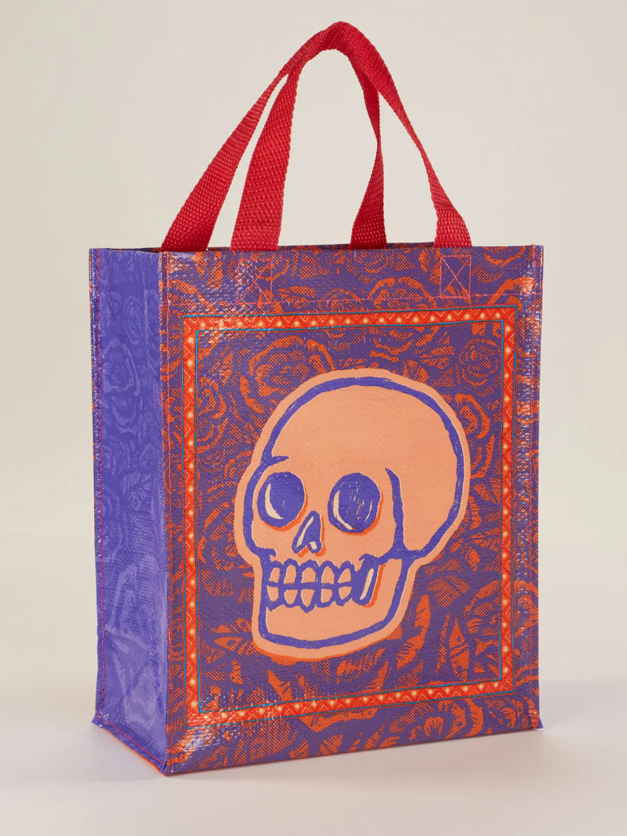 Handy Tote- Skulls and Roses