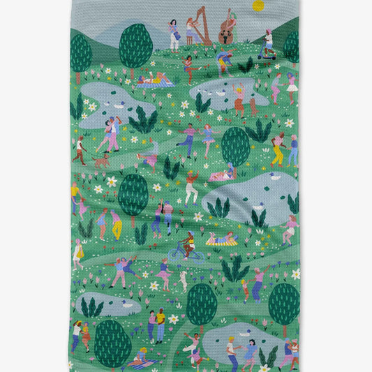 Geometry Tea Towel-Spring Festival