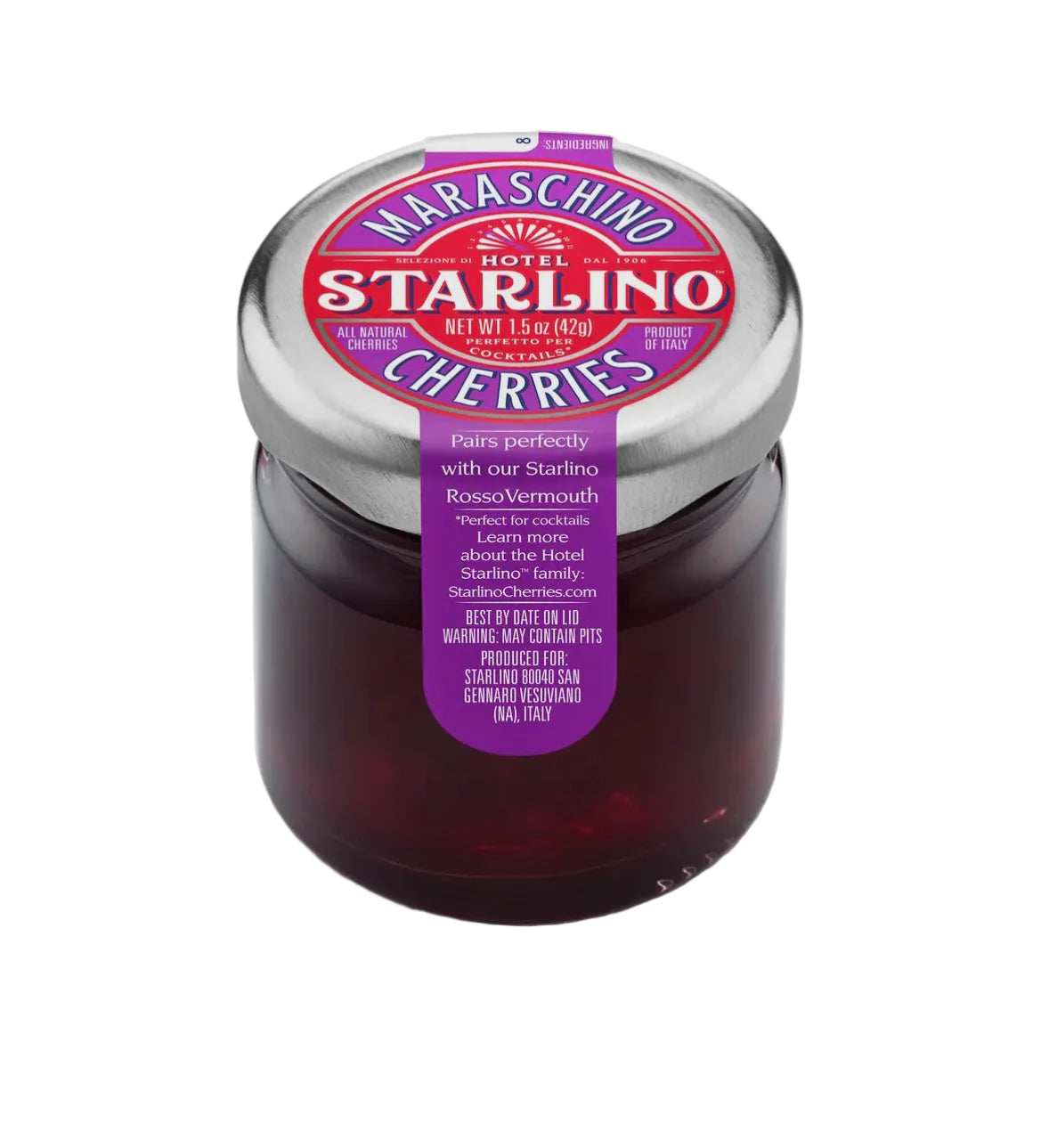 Starlino Maraschino Cherries Mini Jar
