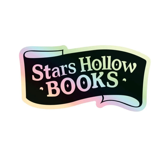 Stars Hollow Books Holographic Sticker