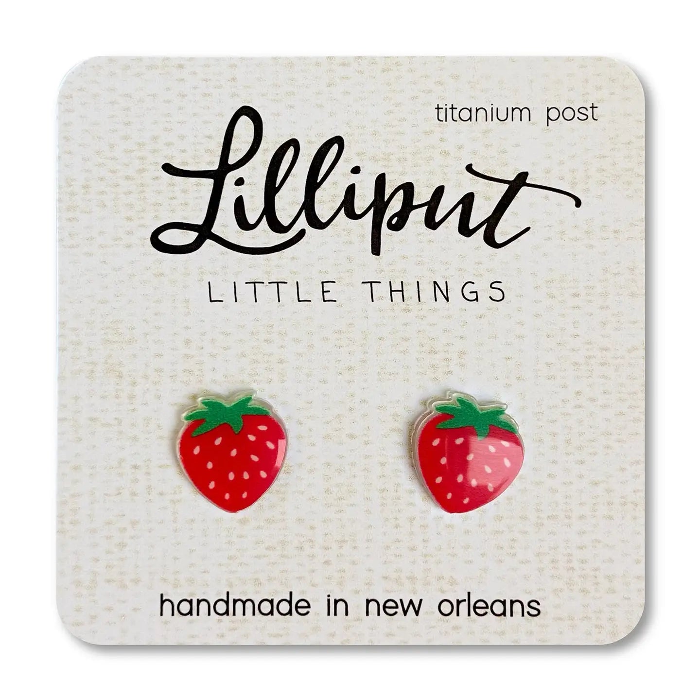 Strawberry earrings