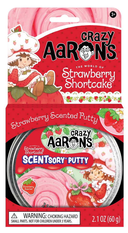 Crazy Aaron's Thinking Putty-Strawberry Shortcake
