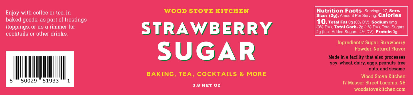 Strawberry Sugar, 3.8 Oz