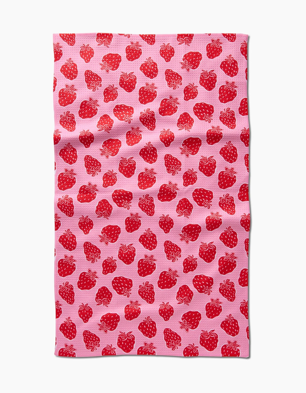 Geometry Tea Towel- Strawberry Fields