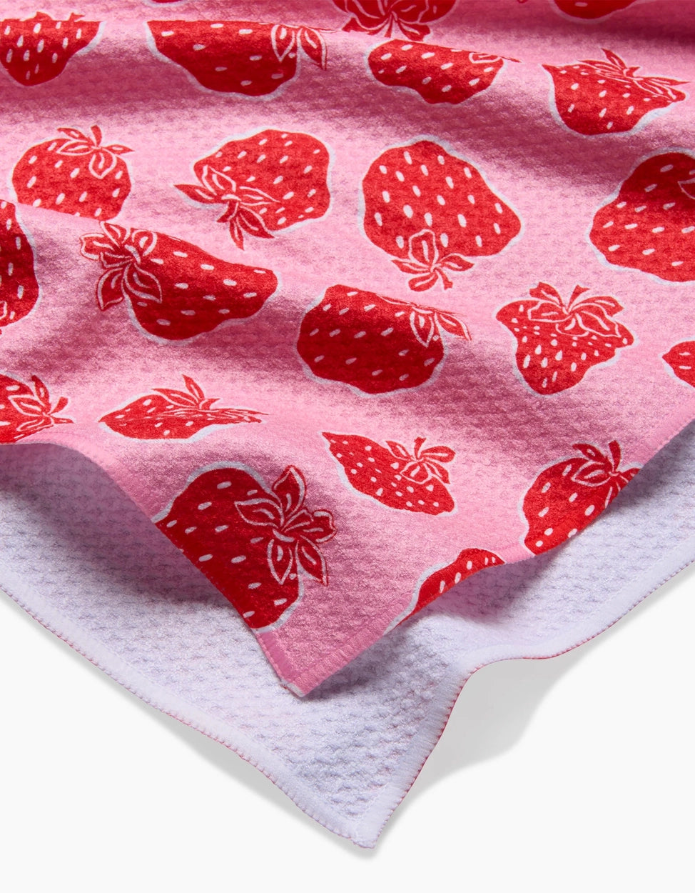 Geometry Tea Towel- Strawberry Fields