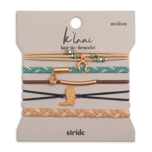 K'Lani Hair Tie Bracelet- Stride
