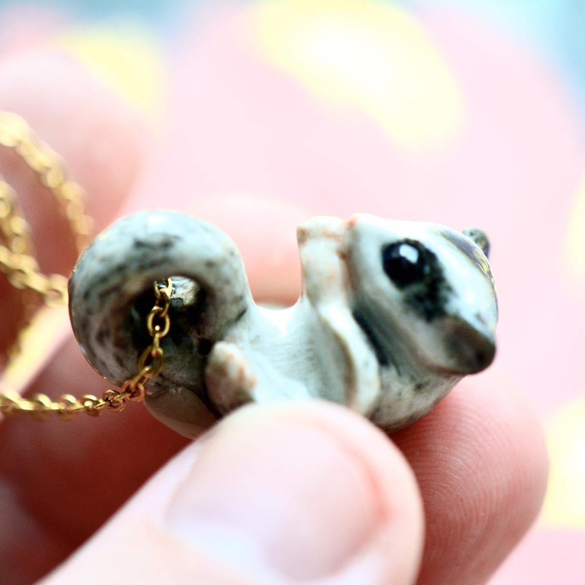 Camp Hollow Sugar Glider Necklace