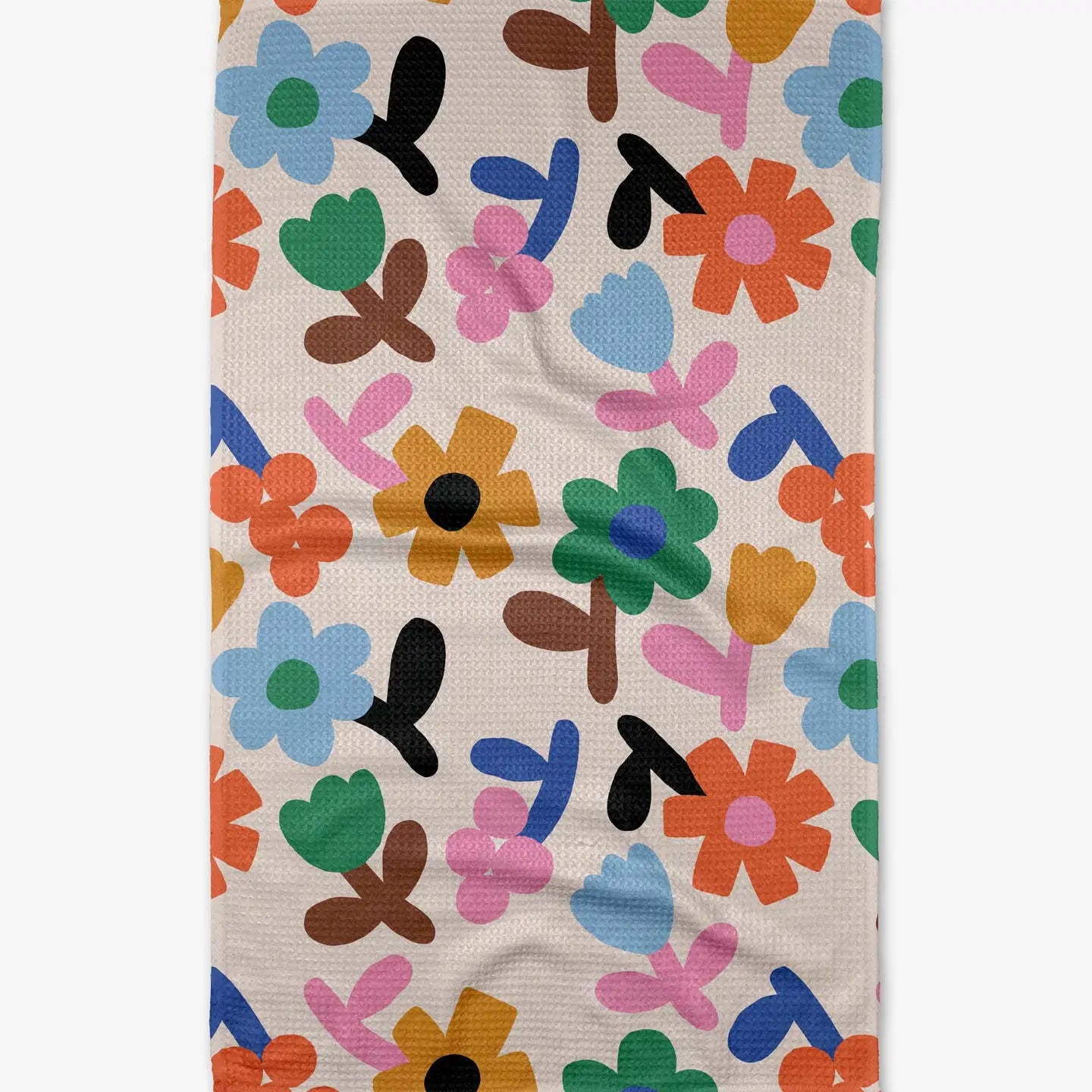 Geometry Tea Towel- Sunny Bloom