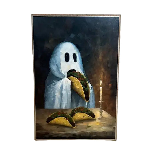Jan Michael Ghost Block- Ghost Eating Taco