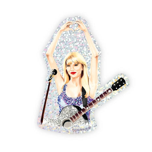 Taylor Swift Glitter Sticker