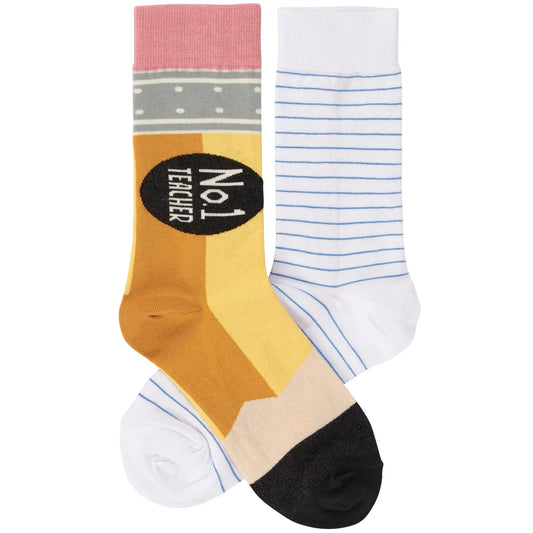 Number 1 Teacher Socks