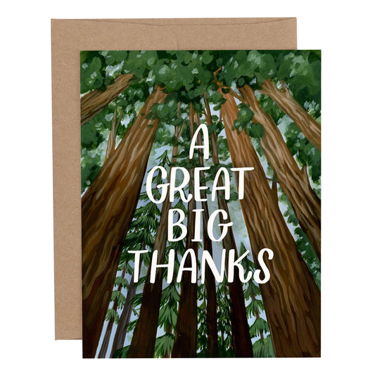 Redwood Thank You Card