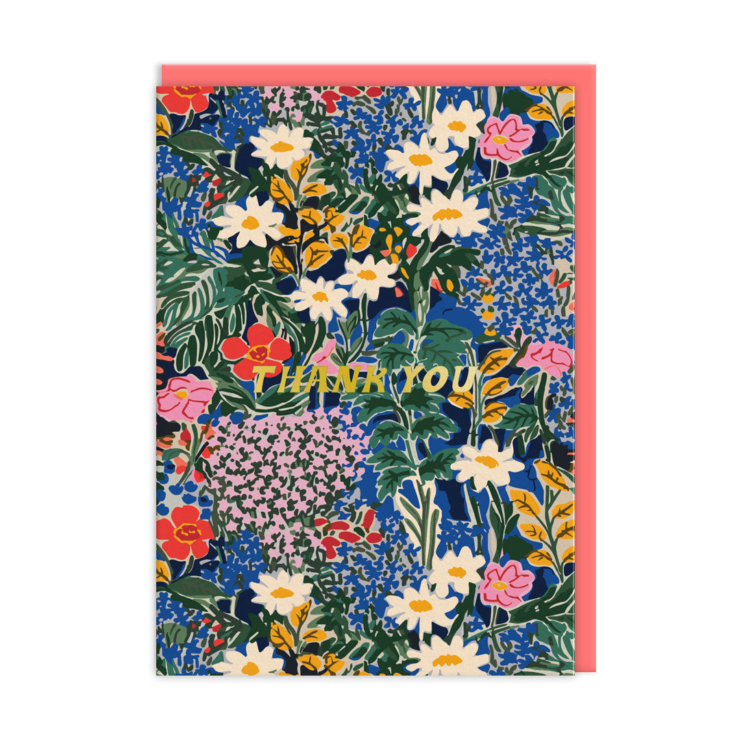 Painted Botanical Thank You Card Set