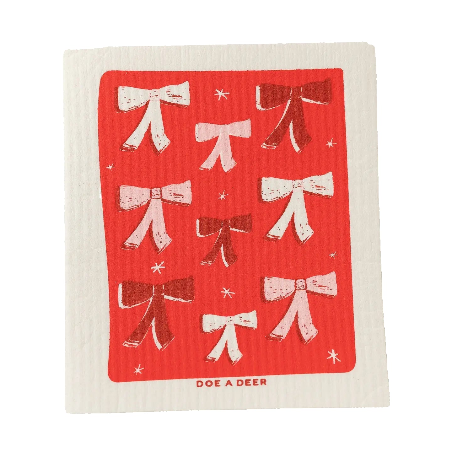 Tie a Bow Swedish Dishcloth