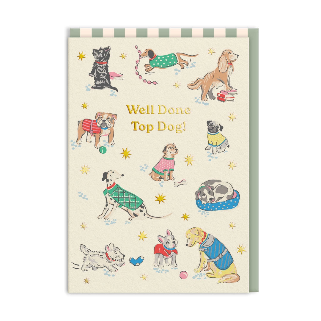 Well Done Top Dog Card