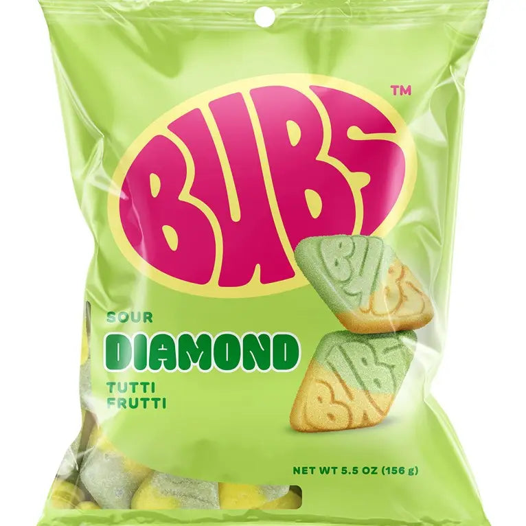 Bubs Sour Diamond Tutti Frutti