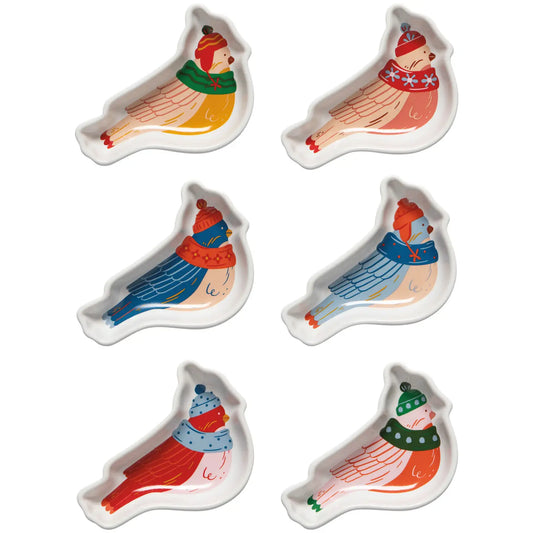 Season's Tweetings Pinch Bowl Set of 6