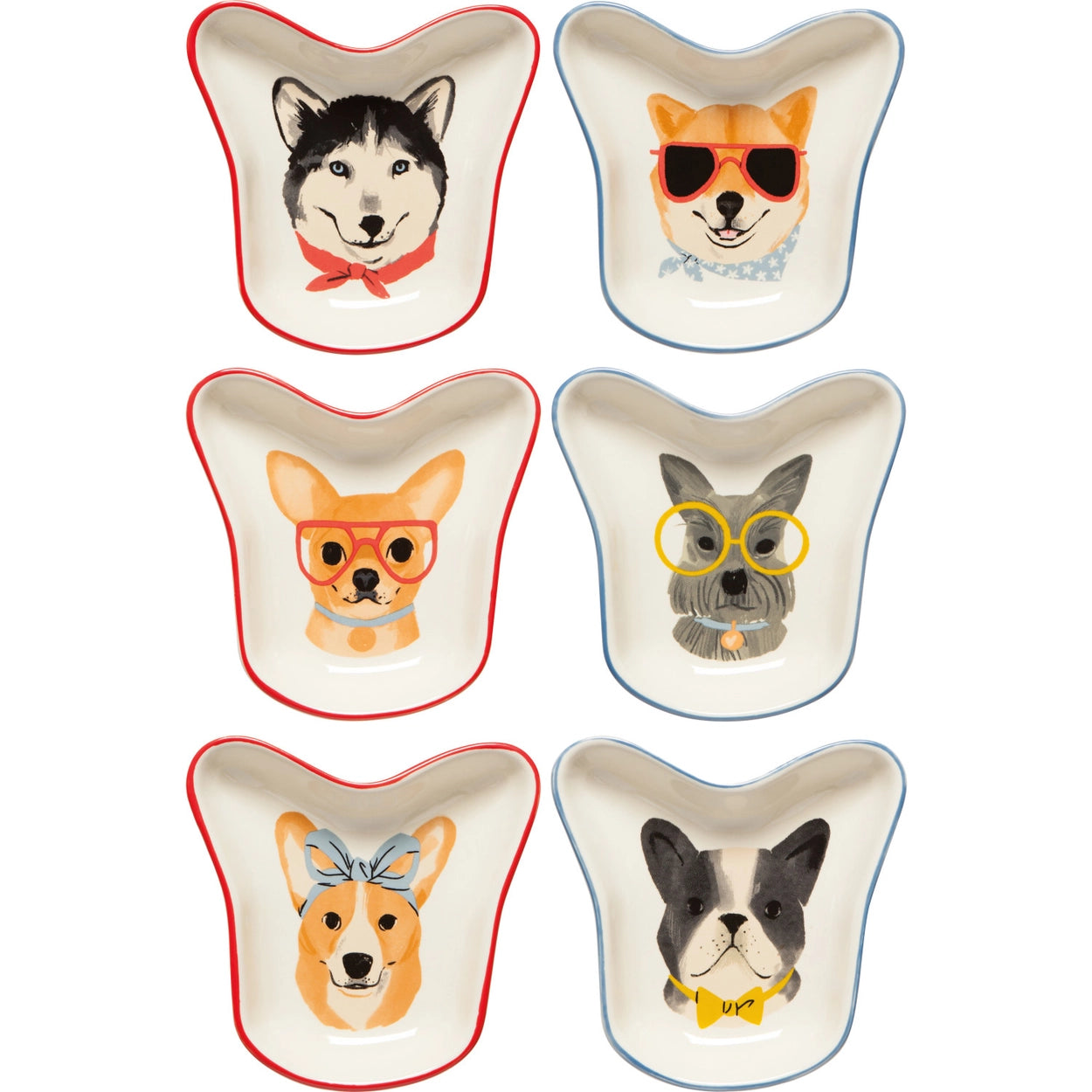 Uptown Dogs Pinch Bowl Set of 6