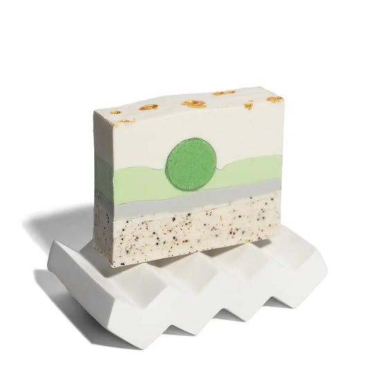 Modern Cement Soap Dish-White