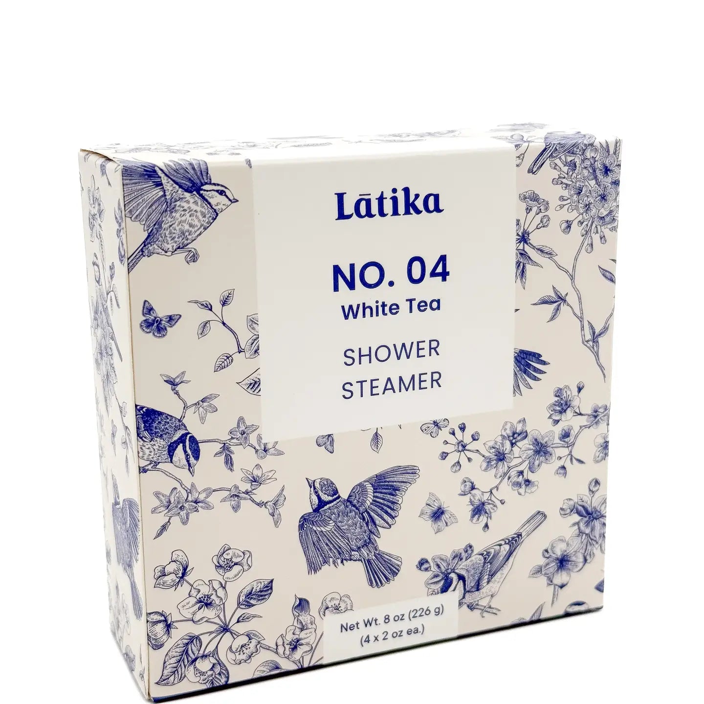 Chinoiserie White Tea Shower Steamers