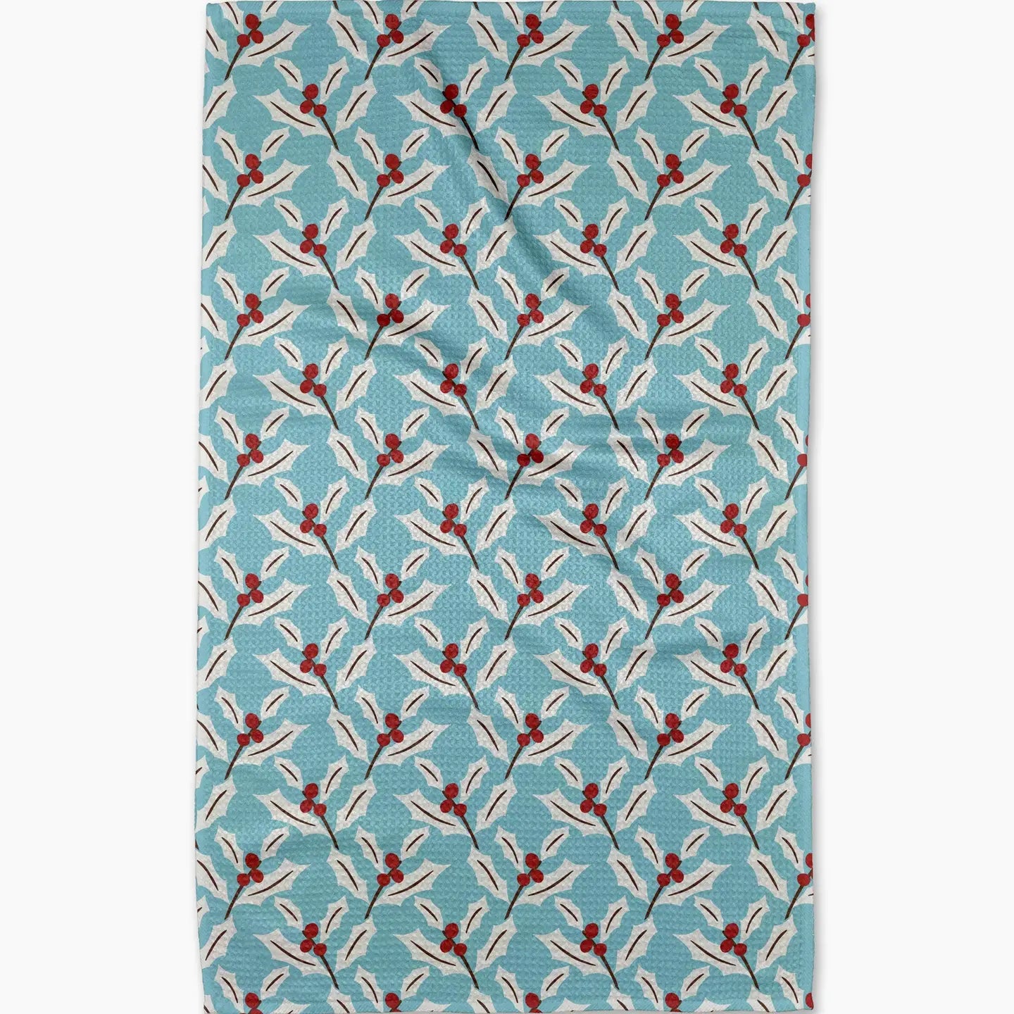 Geometry Tea Towel- Winter Holly