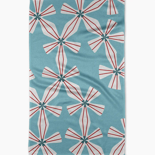 Geometry Tea Towel- Winter Snowflake
