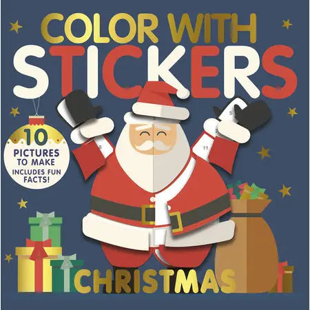 Color With Stickers- Christmas