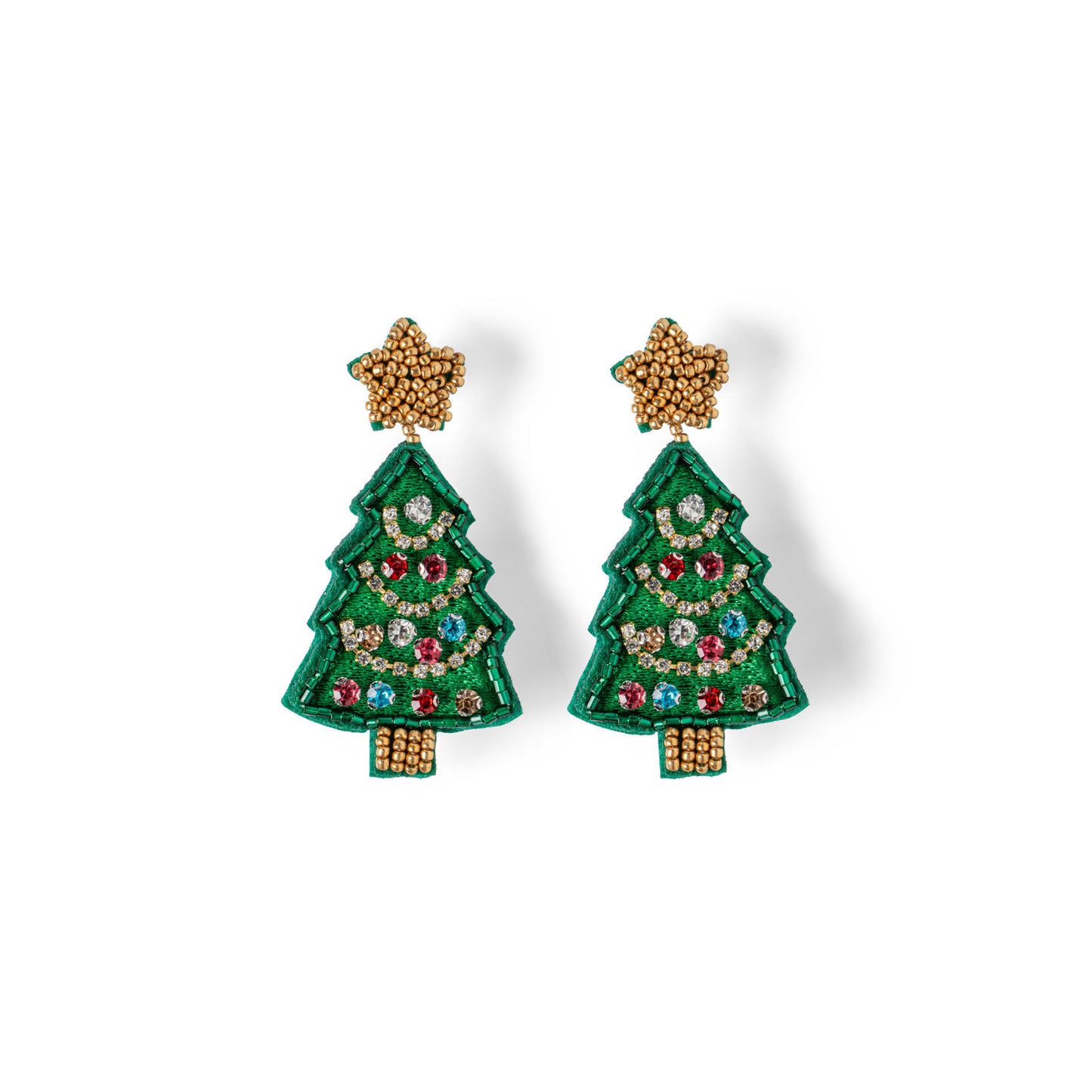 Holiday Spirit Beaded Earrings