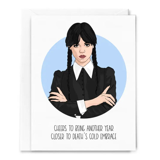 Wednesday Adams Card